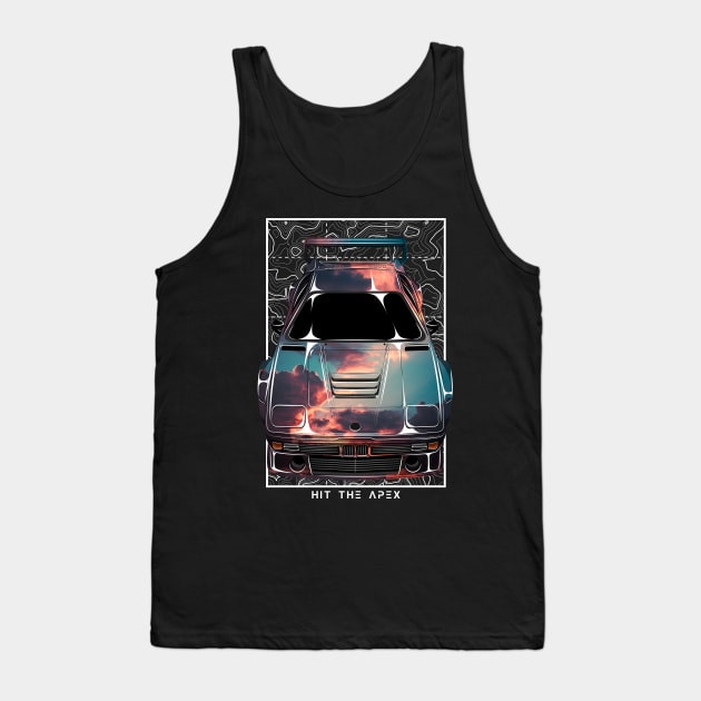 BMW M1 Art Car Tank Top by Hit The Apex